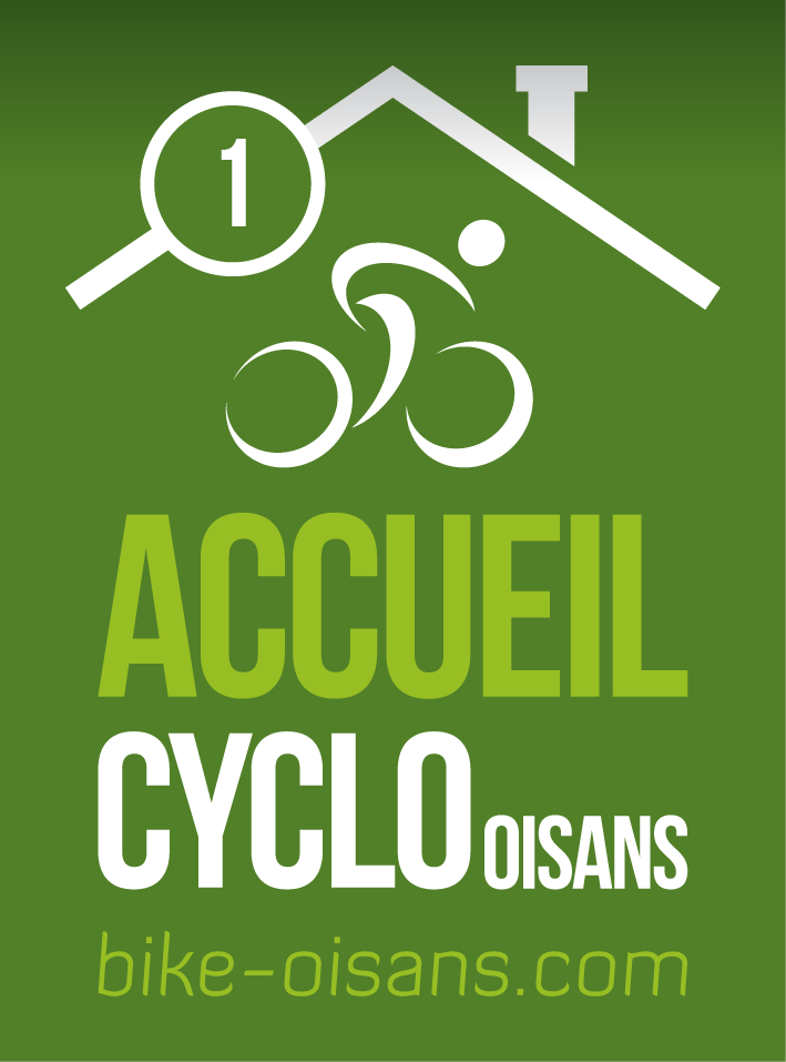 Label accueil Cyclo Oisans 1 vélo - Label Spécial pour Cyclistes